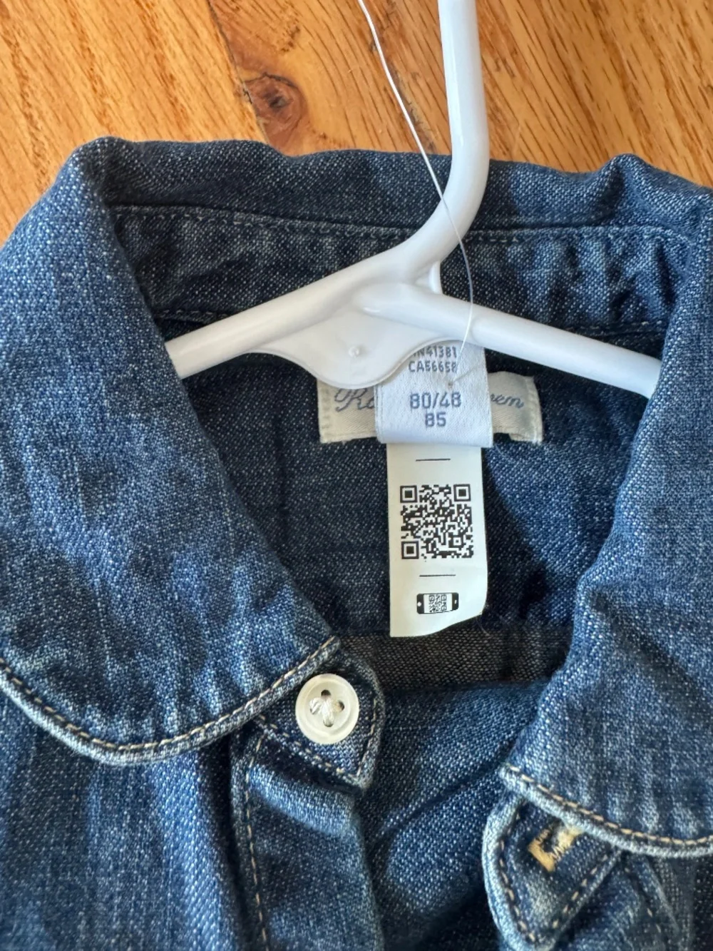 Ralph Lauren denim short dress with bloomer